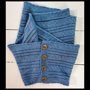 Denim color Indinty scarf